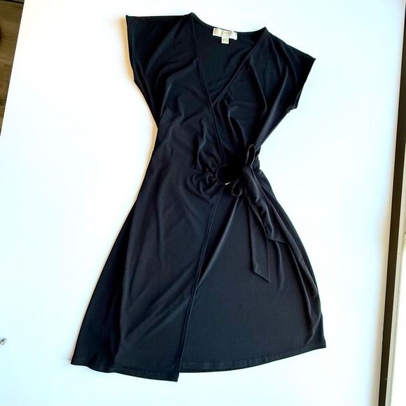 Michael kors faux wrap dress Size 2 Preloved - Picture 2 of 11